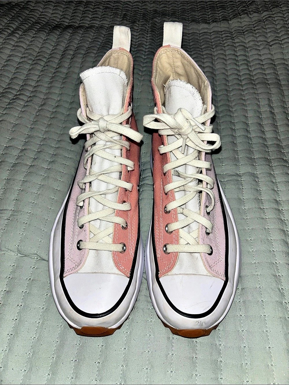 Converse Run Star Hike High-Top Platform Sneakers - Pink - W10.5/M9